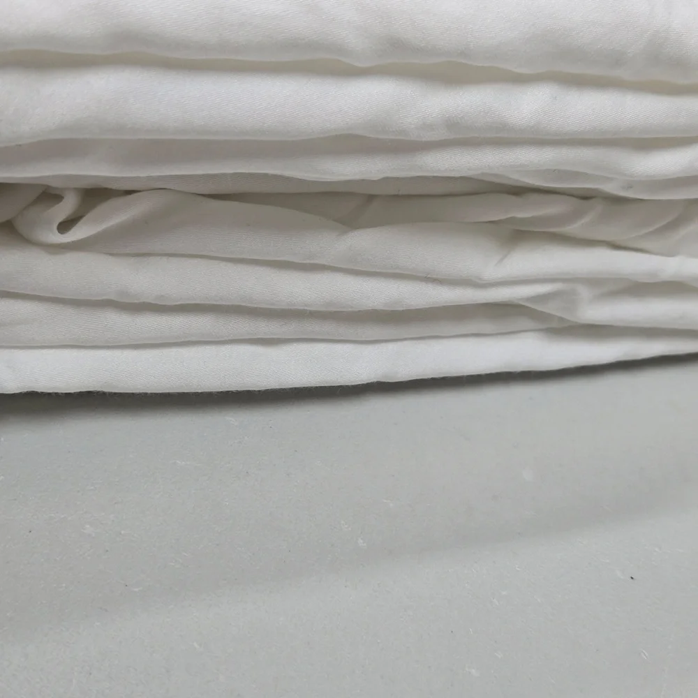 QUINCE Bamboo Flat Sheet Full White 6445